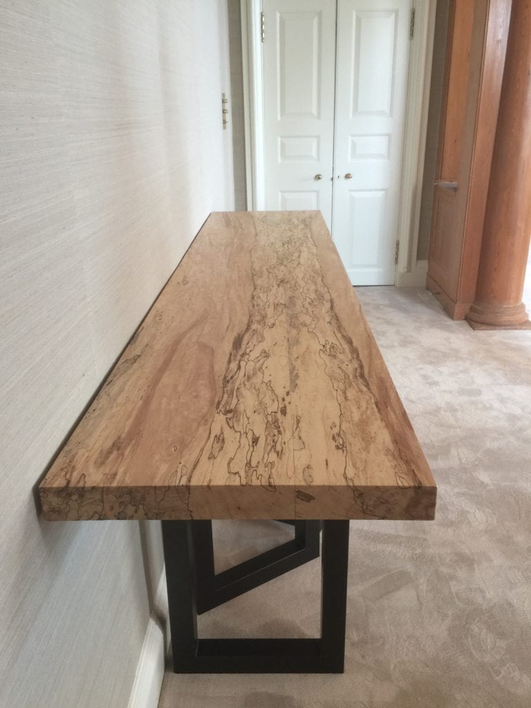 spalted wood table