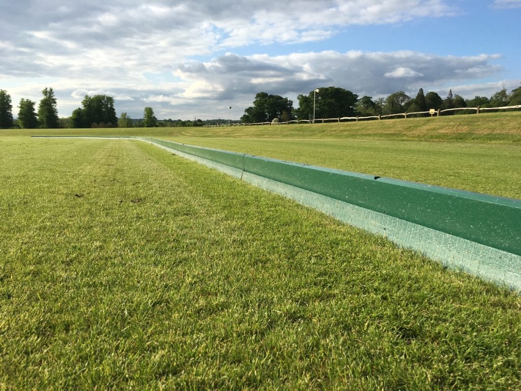 timber polo board pitch securing holes