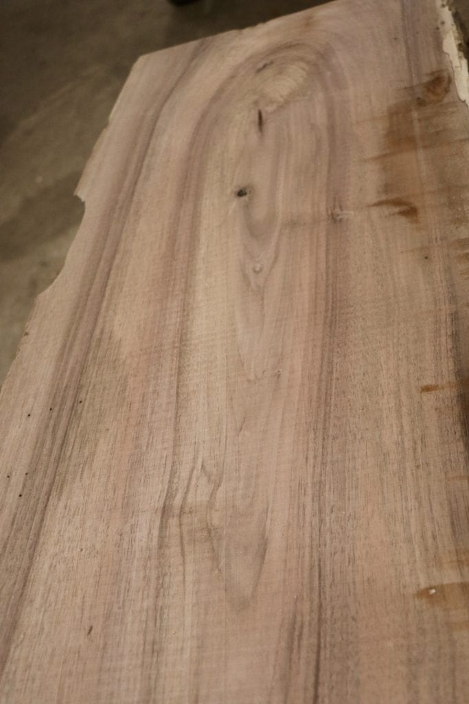 patterned walnut wood