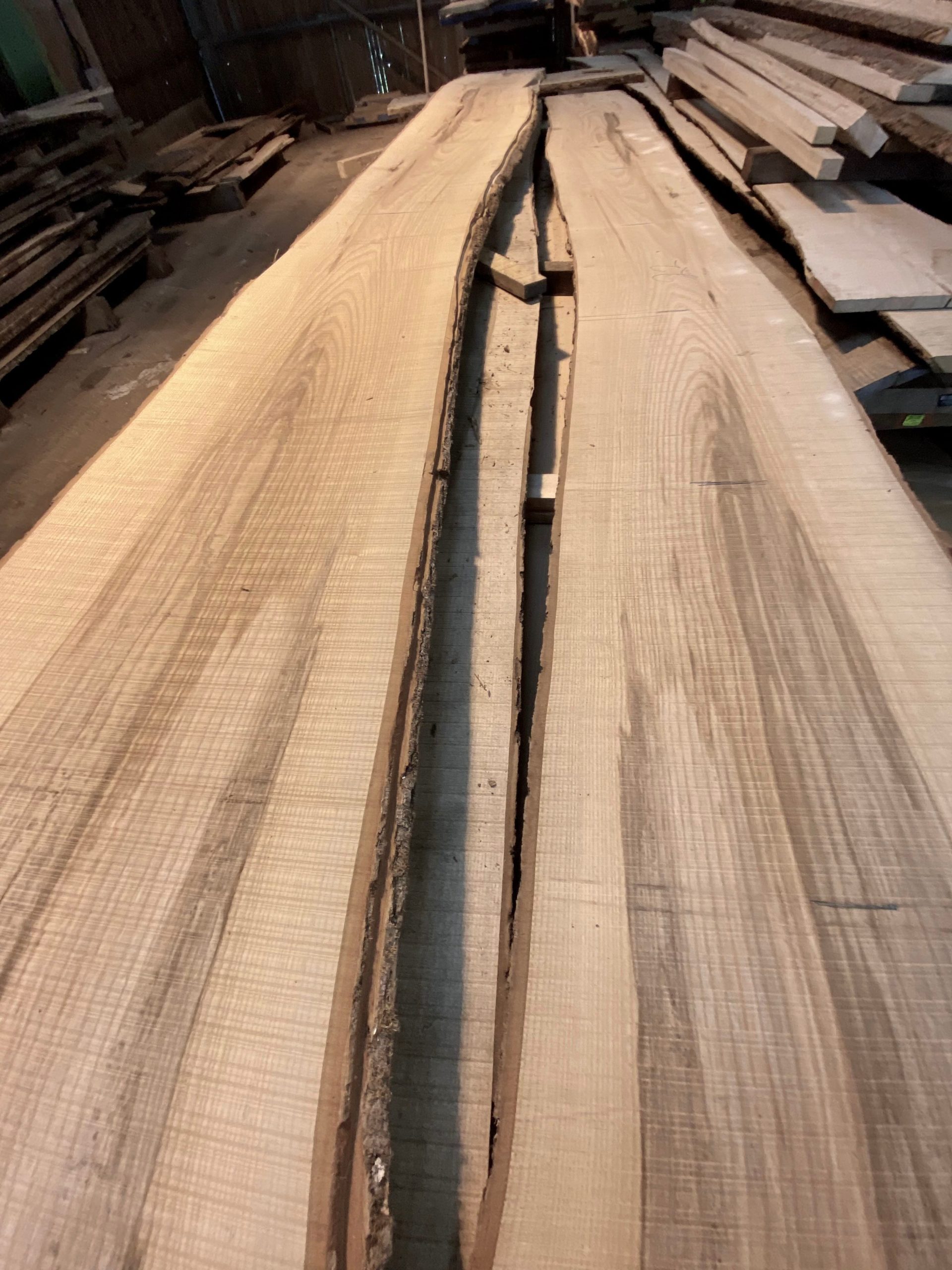 Ash wood lengths