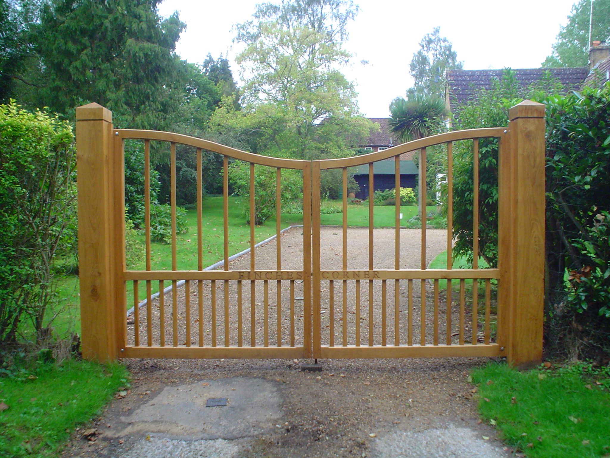 Driveway gates for safety